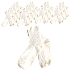 暖色中筒襪 15雙入 [E114]長襪, 23 x 12cm, 螺旋白