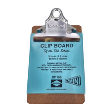 HIGHTIDE 板夾 Mini DP168, 口袋友好型, 銀色, 1個