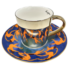 Luycho 鏡面倒影動物圖案咖啡杯套裝, 馬蒂斯舞蹈, 1組