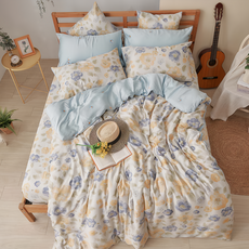 戀家小舖 40支天絲 床包被套組含二件枕套