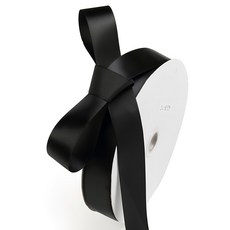 GILGRI 包裝網紗緞帶, 01 黑色, 36m, 1捲