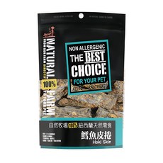 NATURAL FARM 自然牧場 紐西蘭天然狗零食 鱈魚皮捲, 1包, 50g