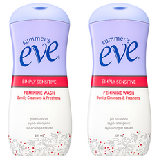 summer's eve 舒摩兒 賦活美學浴潔露 全肌防護 237ml，pH平衡，經婦科醫生測試, 2瓶