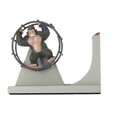 SETOCRAFT 動物跑跑膠帶座 樹脂和不鏽鋼材質, 大猩猩, 1個