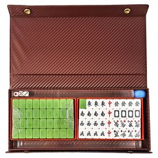 馬牌 雙色旅行麻將 Set 20mm, 綠色麻將牌, 1組