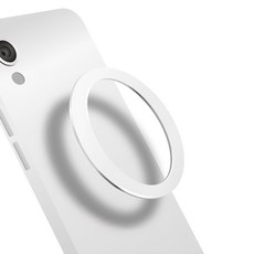 Home Planet 兼容環形金屬磁吸貼片, 白色, 3個