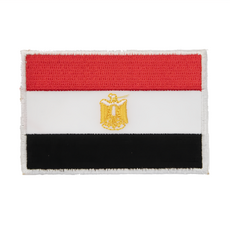 A-ONE 匯旺 國旗刺繡布貼, 8x5cm, 背膠可直接貼/熨燙/縫, 彩色, 1個