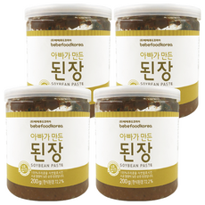 bebefood 寶寶福德 韓式大醬 200g 韓國產, 4罐