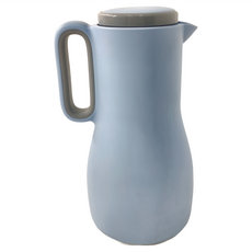 RELEA 物生物 保溫壺 歐式曲線工藝大容量, 質感藍, 1.5L, 1個