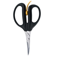 CANARY 長谷川刃物 弧形小彎剪刀大力士 AW-185C, 高級不銹鋼材質，日本製，黑色, 1個