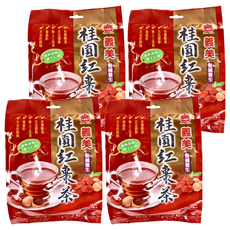 義美 桂圓紅棗茶, 15g, 12包, 4袋