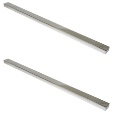 蛋糕片/麵糰厚度平衡鋁方棒, 2支