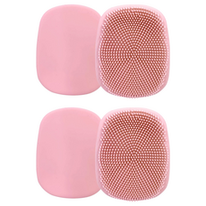 miro.lu 魔力璐 女神肌矽膠淨顏刷, 2個, 粉紅色