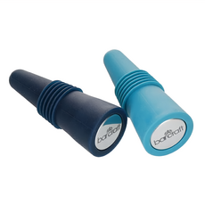 Bar Craft 矽膠酒瓶塞 304不鏽鋼, 藍色, 2個