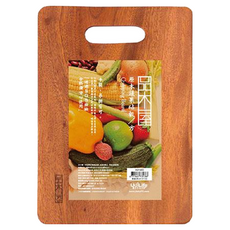 品木屋 原木蔬果砧板, 單一顏色, 240 x 170 x 8mm, 1個