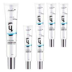 Sesedior 希希娣兒 台灣公司貨 玫瑰珍珠亮白防曬素顏霜 35ml, 白色, 6條