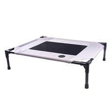 K&H PET 寵物透氣舒適彈簧床 牛津布材質, 灰色款, 1個