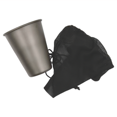 keith 鎧斯 鈦啤酒杯 Ti9002, 450ml/15.2盎司, 純鈦材質, 表面砂光, 95 x 58 x 113mm, 1盒