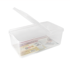 YI SHUIN 亞晨 小皇家開啟式長型冷藏盒/保鮮盒 24.6 x 14 x 9.8cm 2L, 2個, 1組