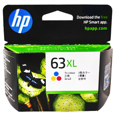 hp 63XL彩色墨水匣 F6U63AA 原廠正品 適用多款HP印表機, 1盒
