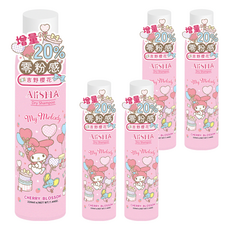 AliSHA 美樂蒂乾洗髮噴霧 吉野櫻花 220ml 快速清潔頭髮 維持秀髮柔順亮麗, 5瓶