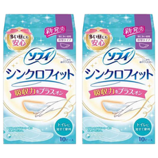 SOFY 蘇菲 日用型貼合一次性生理褲 特別量多, 10件, 2包