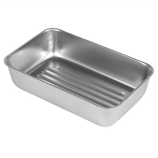 ezHome 家庭生活的達人 波浪紋烤盤304不鏽鋼 218g, 1個