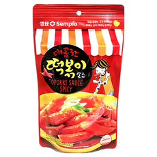 Sempio 膳府 辣炒年糕醬汁 辣味, 韓式辣味, 簡單三步驟, 150g, 1包