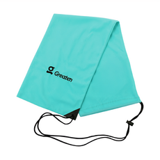 Greaten 極騰 羽球拍絨布束口袋, 可容納兩支球拍 內裡柔細不傷球拍 摺疊好收納, 1個, 001AC, 74 x 23cm