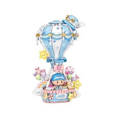 LoZ 積木 19 x 12 x 10cm 770PCS, 冰雪熱氣球, 1個