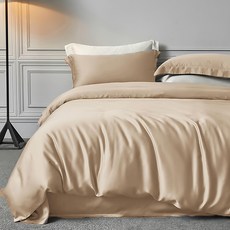 J-bedtime 床寢時光 高質感素色天絲床包枕套組 親膚透氣 簡約設計