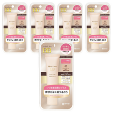 MEISHOKU 明色 MoistLabo保濕遮瑕精華BB霜 SPF50+ PA++++, 高遮瑕 高持妝 高耐汗 一瓶6效 快速完妝, 03 健康色, 30g, 5條