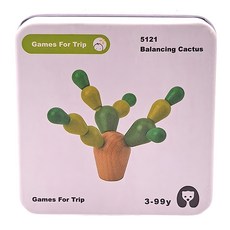娃娃國 口袋隨身盒桌遊, 平衡仙人掌, 1組, 仙人掌