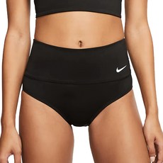 NIKE 耐吉 ESSENTIAL HIGH WAIST 比基尼泳褲 NESSA215, 黑色