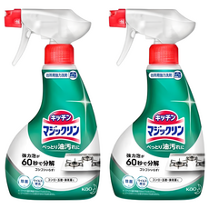 Kao 花王 Magiclean 魔術靈 廚房油污清潔劑 強力泡沫型，60秒迅速分解, 400ml, 2瓶
