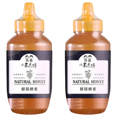 小農夫婦 鮮採花蜜 1kg - 天然無添加 台灣在地 口感香醇濃郁, 2瓶