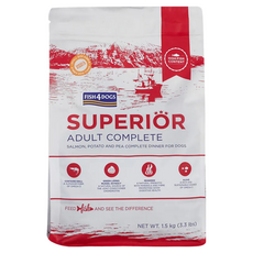 FISH4DOGS 成犬 強化升級配方 小顆粒 乾飼料, 海鮮, 1.5kg, 1袋