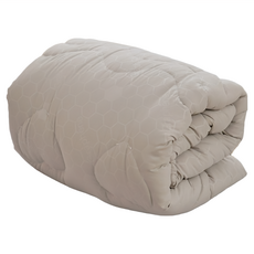 BUHO 布歐 雙人遠紅外線石墨烯羽絨被 台灣製, 7 x 6尺, 灰色, 1件