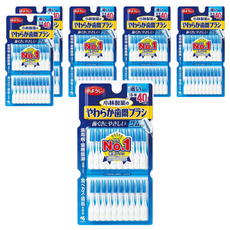 小林製藥 極細軟式矽膠牙間刷 Set SS-M, 40支, 6組