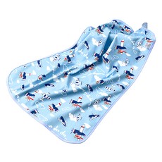 bebehome 竹纖維三層嬰兒防水隔尿墊 柔軟親膚 吸水防水, 藍天飛機, 1入