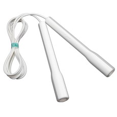 KSY Gold Plus 跳繩，TP材質握把，直條紋工法, 白色, 270cm, 1條