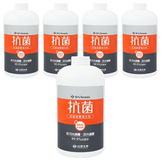 台塑生醫 Dr's Formula 抗菌防護噴霧 補充瓶, 1kg, 5瓶