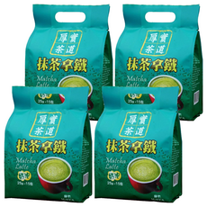 MOCCA 摩卡 厚實茶道 抹茶拿鐵, 25g, 15包, 4袋