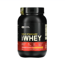 OPTIMUM NUTRITION 歐恩 金牌乳清蛋白 草莓香蕉風味, 907g, 1罐