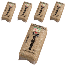 池上多力米 有機香糙米 台東縣池上鄉產 有香米的淡淡芋頭清香 糙米的健康營養, 1.5kg, 5包