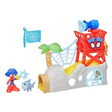 Hasbro 孩之寶 蜘蛛人與他的神奇朋友們 神奇海盜冒險島遊戲組, 混和顏色, 1盒