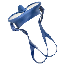 AQUATEC 無框矽膠單面鏡 窄版 女用 MK-201 潛水用品, 157 x 81mm, 鋼藍色 Steel Blue