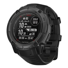 GARMIN INSTINCT 2X Solar 本我系列 太陽能GPS腕錶 軍事戰術版 50mm 1個, 極致黑, GPS