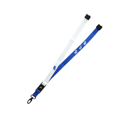 NIKE 耐吉 PREMIUM NSW 可拆式識別證帶 N1004565420NS, 藍白小LOGO, 1個