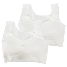 超薄冰絲無痕內衣 Set 2件 彈力肩帶 貼合杯面 無鋼圈設計 舒適冰絲面料